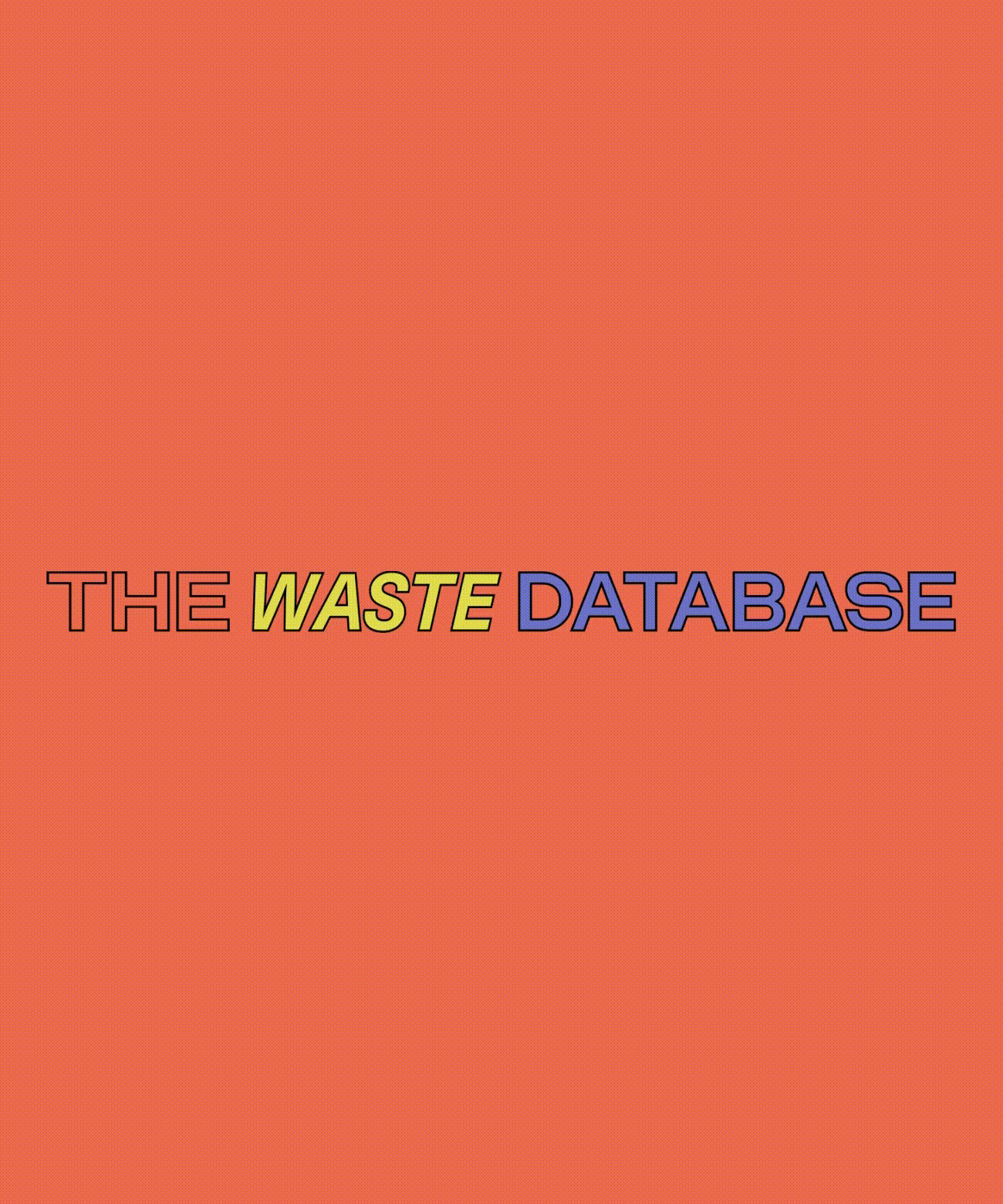 the waste database animation