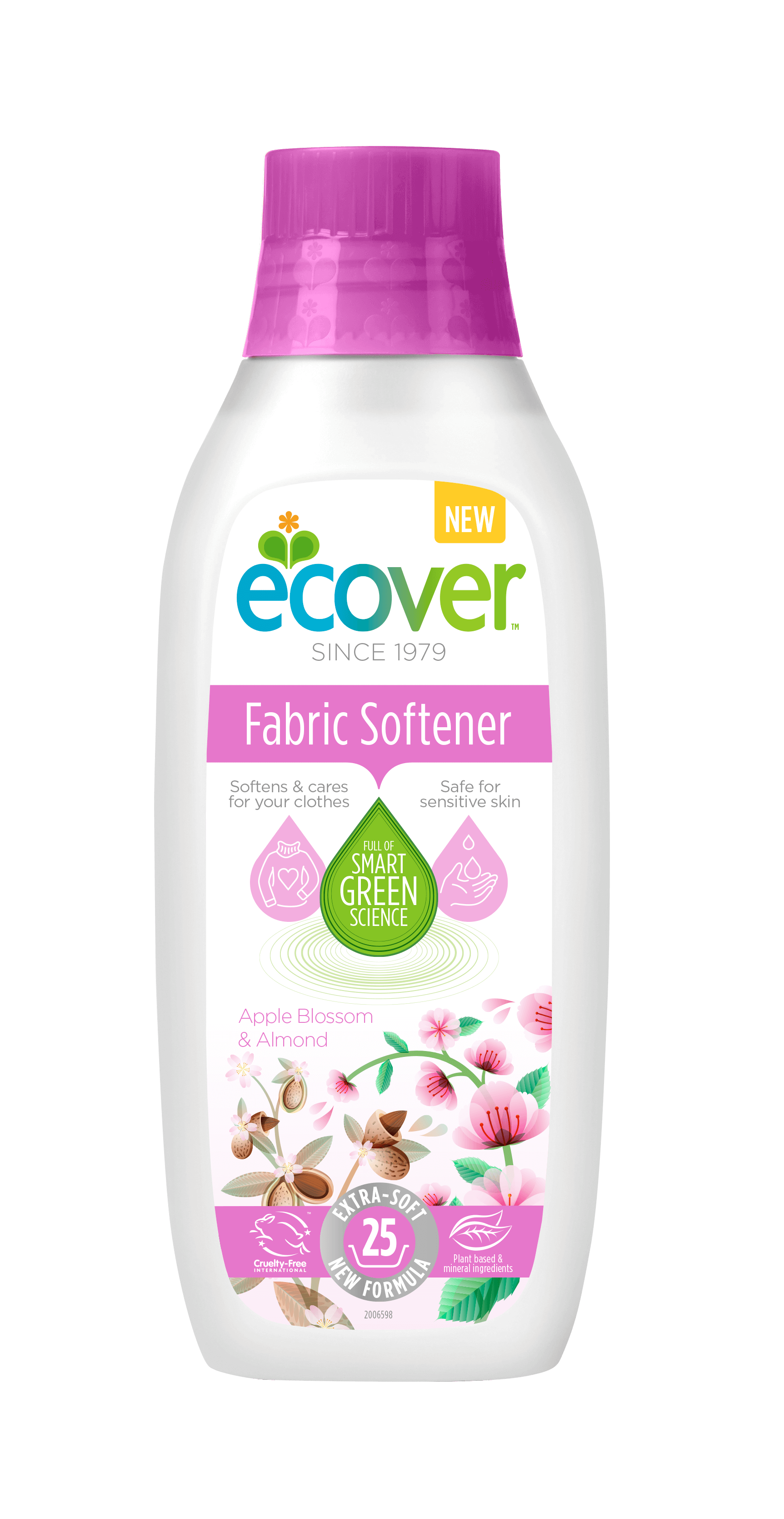 Ecover  Fabric Softener Apple Blossom & Almond 15Ltr 